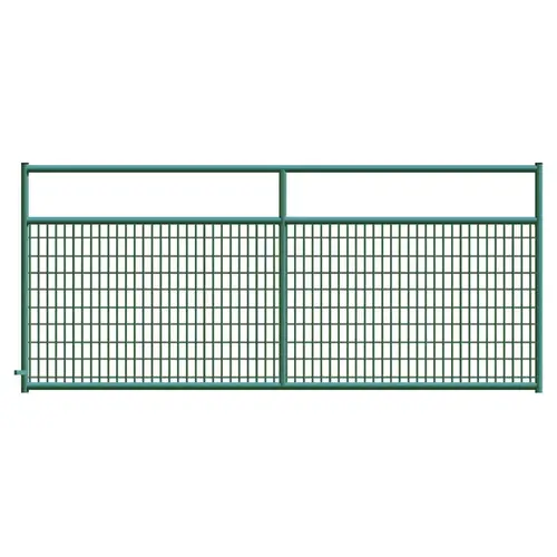 2" x 4" Wire Mesh Green Powder Coated Square Corner 10 ft. Gate 2" x 4" Wire Mesh Green Powder Coated Square Corner 10 ft. Gate