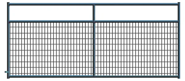 Alligator Brand 2 x 4 Wire Mesh Black Powder Coated Square Corner 12 ft. Gate 14233757 Alligator Brand 2 x 4 Wire Mesh Black Powder Coated Square Corner 12 ft. Gate 14233757
