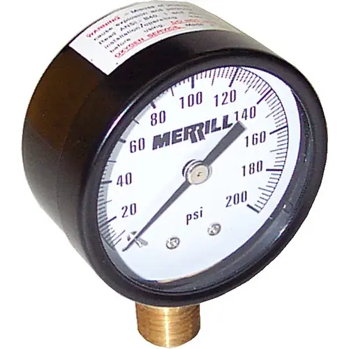Pressure Gauge 1-200 Pressure Gauge 1-200