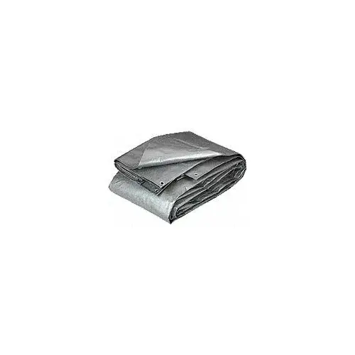 Tarp Heavy Duty Polyethylene 10-Mil 10ft x 12ft Silver