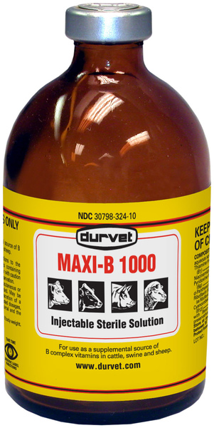 buy b12 injection duravet review Compounded Hydroxocobalamin (Vitamin B12) including carbohydrates Durvet, Livestock B Complex Vitamin