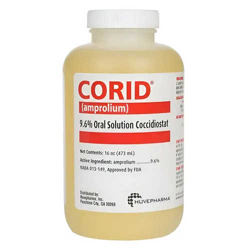 Corid Oral Solution 9.6% for Cattle 16-oz
