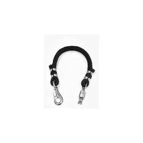 Trailer Tie Bungee 1/2" x 23" Navy with Nickel-Plated Bull Snap & Panic Snap