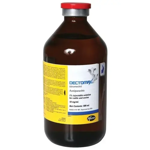 Dectomax 1% Injectable Dewormer for Cattle and Swine 500-ml Dectomax 1% Injectable Dewormer for Cattle and Swine 500-ml