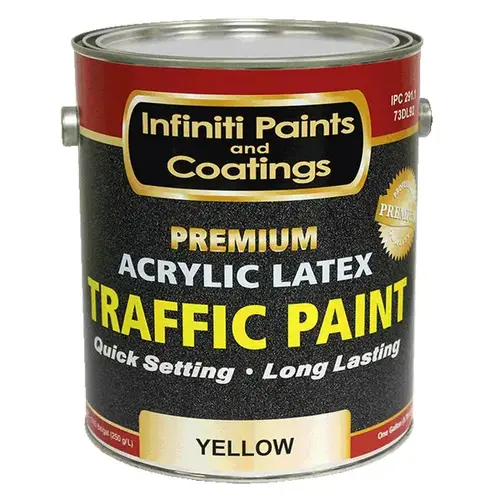 Vinly Acrylic Latex Traffic Paint - Yellow 1 Gallon Vinly Acrylic Latex Traffic Paint - Yellow 1 Gallon