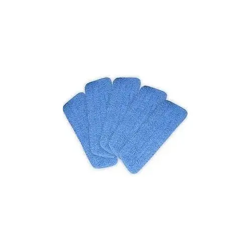 Microfiber Wet Mop Pad Blue 5"x18" - pack of 6
