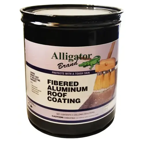 Fibered Aluminum Mobile Home Roof Coating 5-gallon Fibered Aluminum Mobile Home Roof Coating 5-gallon