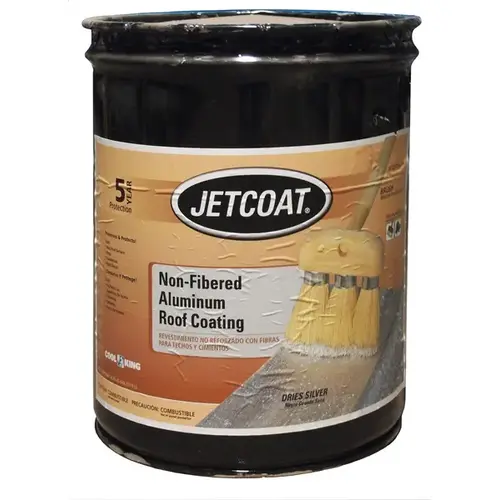 Non-Fibered Aluminum Roof Coating 5-gallon Non-Fibered Aluminum Roof Coating 5-gallon
