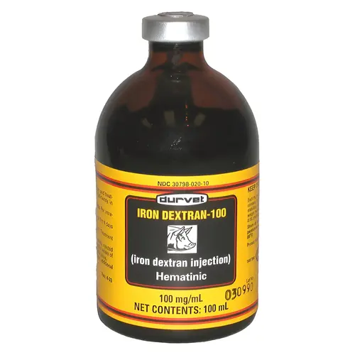 Iron-100 Injectable Iron Dextran Solution, 100 mg/mL, 100 mL