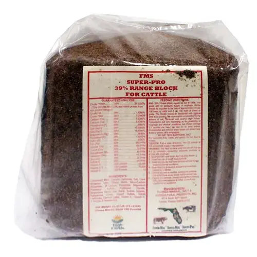 Super-Pro 39% Range Protein Block For Cattle 33 Lb