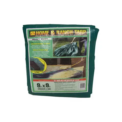 Dize Heavy-Duty Yard Tarp 9 ft x 9 ft