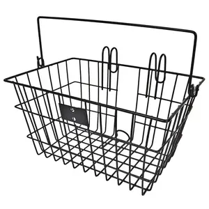 JB Importers, Inc 9043 Bicycle Handlebar Basket - Steel