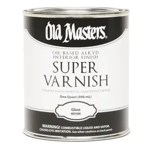 Old Masters 49104 Super Varnish Gloss 1 Quart