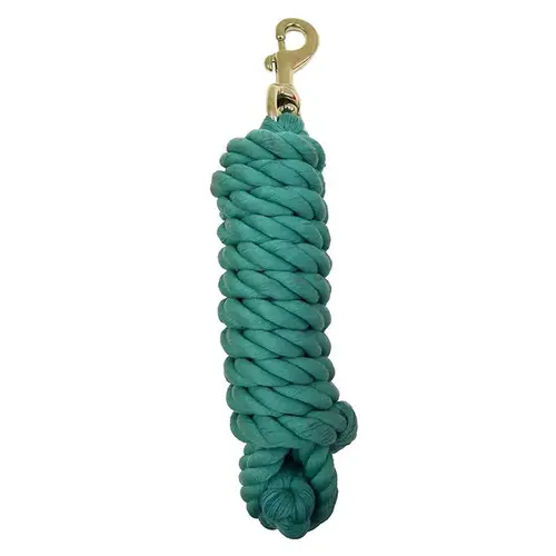 PARATRADE POLY LEAD ROPE BRASS SNAP - HUNTER GREEN PARATRADE POLY LEAD ROPE BRASS SNAP - HUNTER GREEN