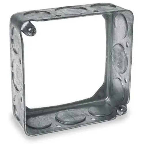 Switch Box Extension Steel 4" Square 1-1/2" Deep Switch Box Extension Steel 4" Square 1-1/2" Deep