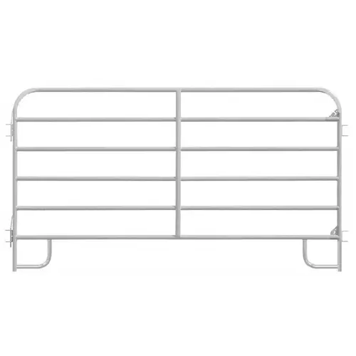 Corral Panel 6-Bar Round Corner 10ft - Galvanized Corral Panel 6-Bar Round Corner 10ft - Galvanized
