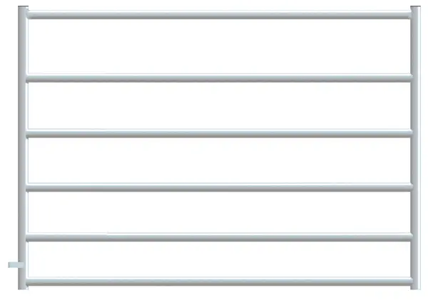 Alligator Brand 7 Bar Galvanized Square Corner 6 ft. 14233446 Alligator Brand 7 Bar Galvanized Square Corner 6 ft. 14233446