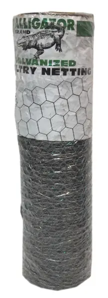 Alligator Brand Hex Poultry Netting 1 x 24 x 150FT 14210032 Alligator Brand Hex Poultry Netting 1 x 24 x 150FT 14210032
