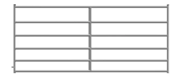 Alligator Brand 2 x 10 ft Six Tube Galvanized Heavy Gate 14230521