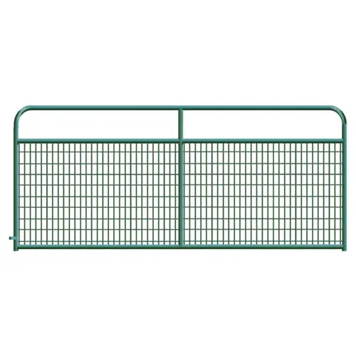 Gate Wired (2x4) Round Corner 8ft - Galvanized Green Gate Wired (2x4) Round Corner 8ft - Galvanized Green