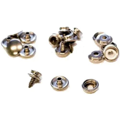 Snap Fastener Refills - Canvas to Screw Stud 3/8" - Nickel