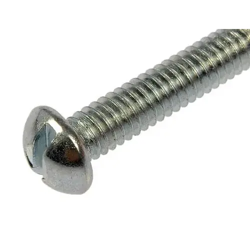 Screw - Machine Round Head Slotted 1/4"-20 (UNC) x 3/4" - Zinc pack of 100 Screw - Machine Round Head Slotted 1/4"-20 (UNC) x 3/4" - Zinc pack of 100