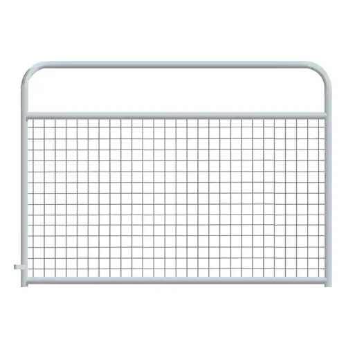 4" x 4" Wire Mesh Galvanized Round Corner 6 ft. Gate 4" x 4" Wire Mesh Galvanized Round Corner 6 ft. Gate