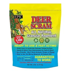 Epic - Scram 13871520 DEER GRANULAR REPELLENT 1004 2lb Ready to Use Bag