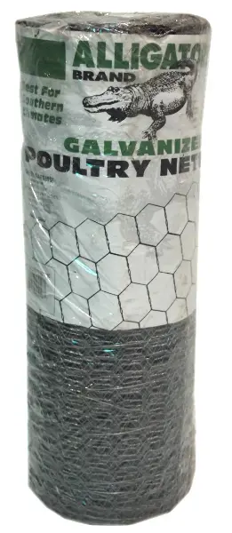 Alligator Brand Hex Poultry Netting 1 x 12 x 150FT 14210008 Alligator Brand Hex Poultry Netting 1 x 12 x 150FT 14210008