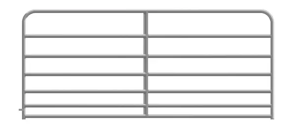 Alligator Brand 7 Bar Galvanized Round Corner 10 ft. 14233441 Alligator Brand 7 Bar Galvanized Round Corner 10 ft. 14233441