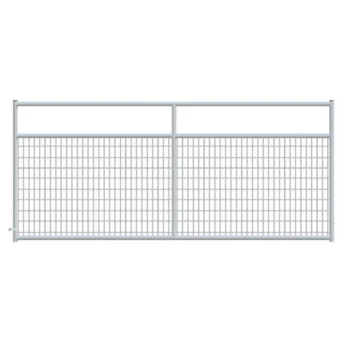 2" x 4" Wire Mesh Galvanized Square Corner 8 ft. Gate 2" x 4" Wire Mesh Galvanized Square Corner 8 ft. Gate