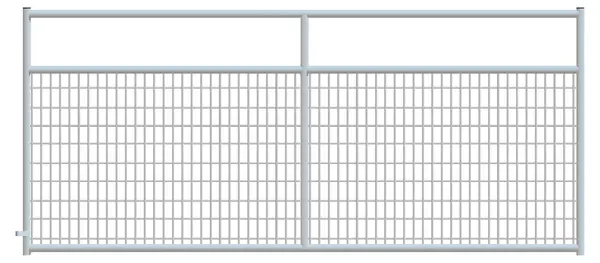Alligator Brand 2 x 4 Wire Mesh Galvanized Square Corner 8 ft. Gate 14233481 Alligator Brand 2 x 4 Wire Mesh Galvanized Square Corner 8 ft. Gate 14233481