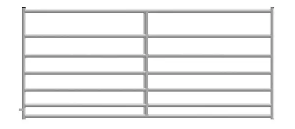 Alligator Brand 7 Bar Galvanized Square Corner 10 ft. 14233448 Alligator Brand 7 Bar Galvanized Square Corner 10 ft. 14233448