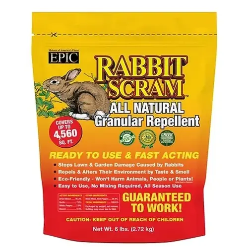 RABBIT GRANULAR REPELLENT 11060 6lb Resealable Bag