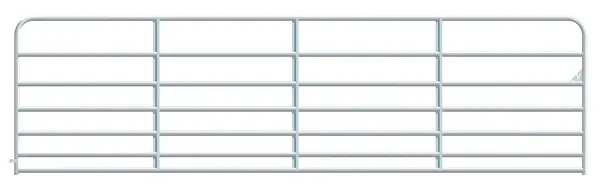 Alligator Brand 7 Bar Galvanized Round Corner 16 ft. 14233444 Alligator Brand 7 Bar Galvanized Round Corner 16 ft. 14233444