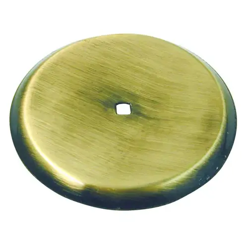 ULTRA HARDWARE 3" ANTIQUE BRASS ROUND FLAT CABINET KNOB