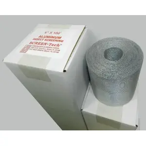 American Screen Corp. 22431072 18 x 16 Aluminum Vent Screen 8" x 100FT