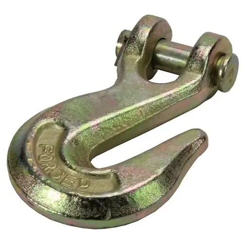 Grab Hook - Clevis 5/16" Grade 70 - Yellow Zinc Grab Hook - Clevis 5/16" Grade 70 - Yellow Zinc