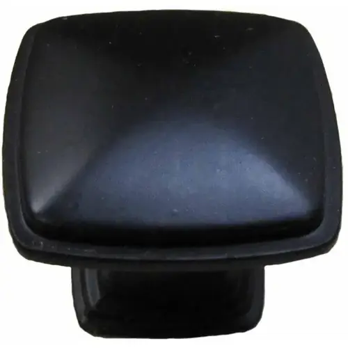 Modern Metal Square Knob - Matte Black Modern Metal Square Knob - Matte Black