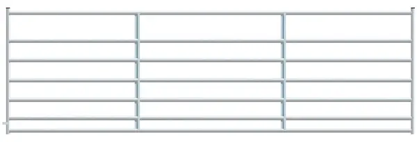 Alligator Brand 7 Bar Galvanized Square Corner 14 ft. 14233450 Alligator Brand 7 Bar Galvanized Square Corner 14 ft. 14233450