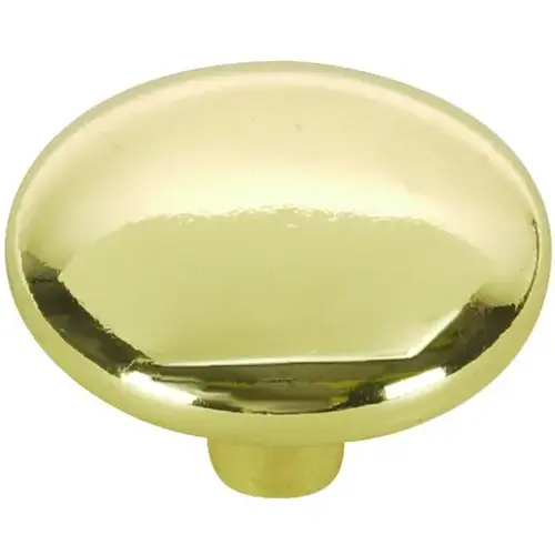 Cabinet Knob Round 1-1/4" Bright Brass Cabinet Knob Round 1-1/4" Bright Brass