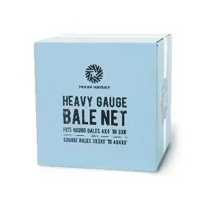 Lone Star Innovations LLC TXHNHG14 Texas Hay Net Heavy Gauge Round Bale Hay Net