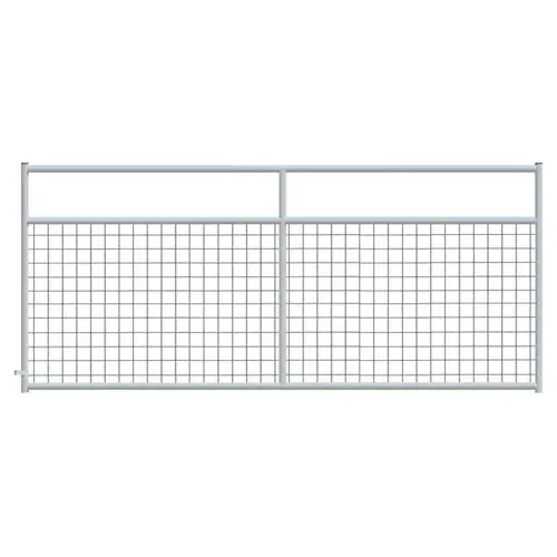 4" x 4" Wire Mesh Galvanized Square Corner 10 ft. Gate 4" x 4" Wire Mesh Galvanized Square Corner 10 ft. Gate