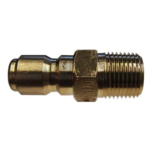 Quick Connect Plug Male 3/8" Coated Steel