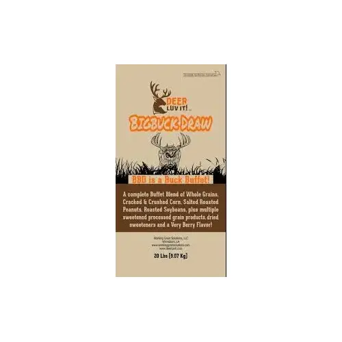 Big Buck Draw 20 Pound Bag