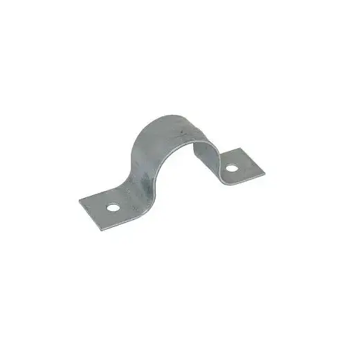 1-1/2" 2-Hole Galvanized Pipe Strap 1-1/2" 2-Hole Galvanized Pipe Strap