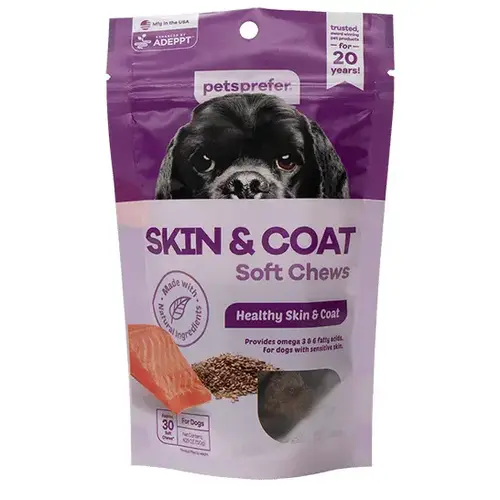 Pets Prefer Skin & Coat Soft Chews 4.23-oz 30-Count Pets Prefer Skin & Coat Soft Chews 4.23-oz 30-Count