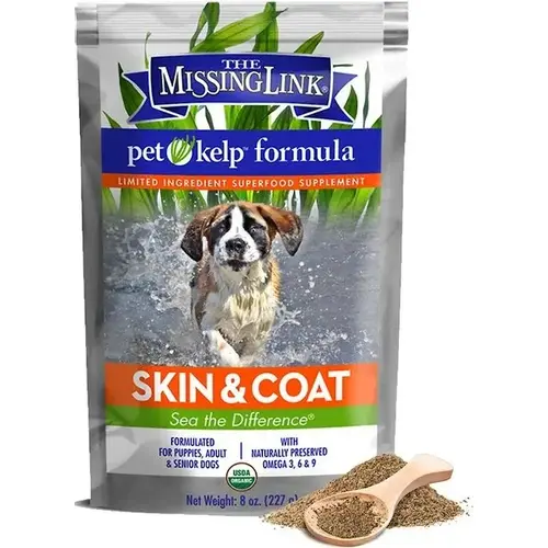 The Missing Link Pet Kelp Formula Skin & Coat Superfood Supplement for Dogs 8-oz The Missing Link Pet Kelp Formula Skin & Coat Superfood Supplement for Dogs 8-oz
