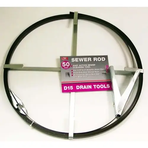Flat Sewer Rod 3/4" X 50 ft
