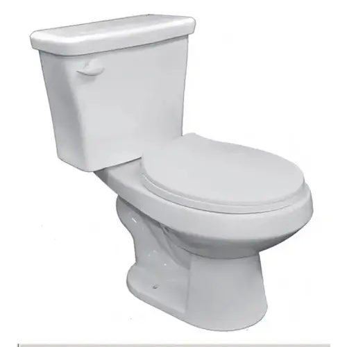 Toilet-In-A-Box Round Front 14.75"-Height 1.28-GPF White Toilet-In-A-Box Round Front 14.75"-Height 1.28-GPF White